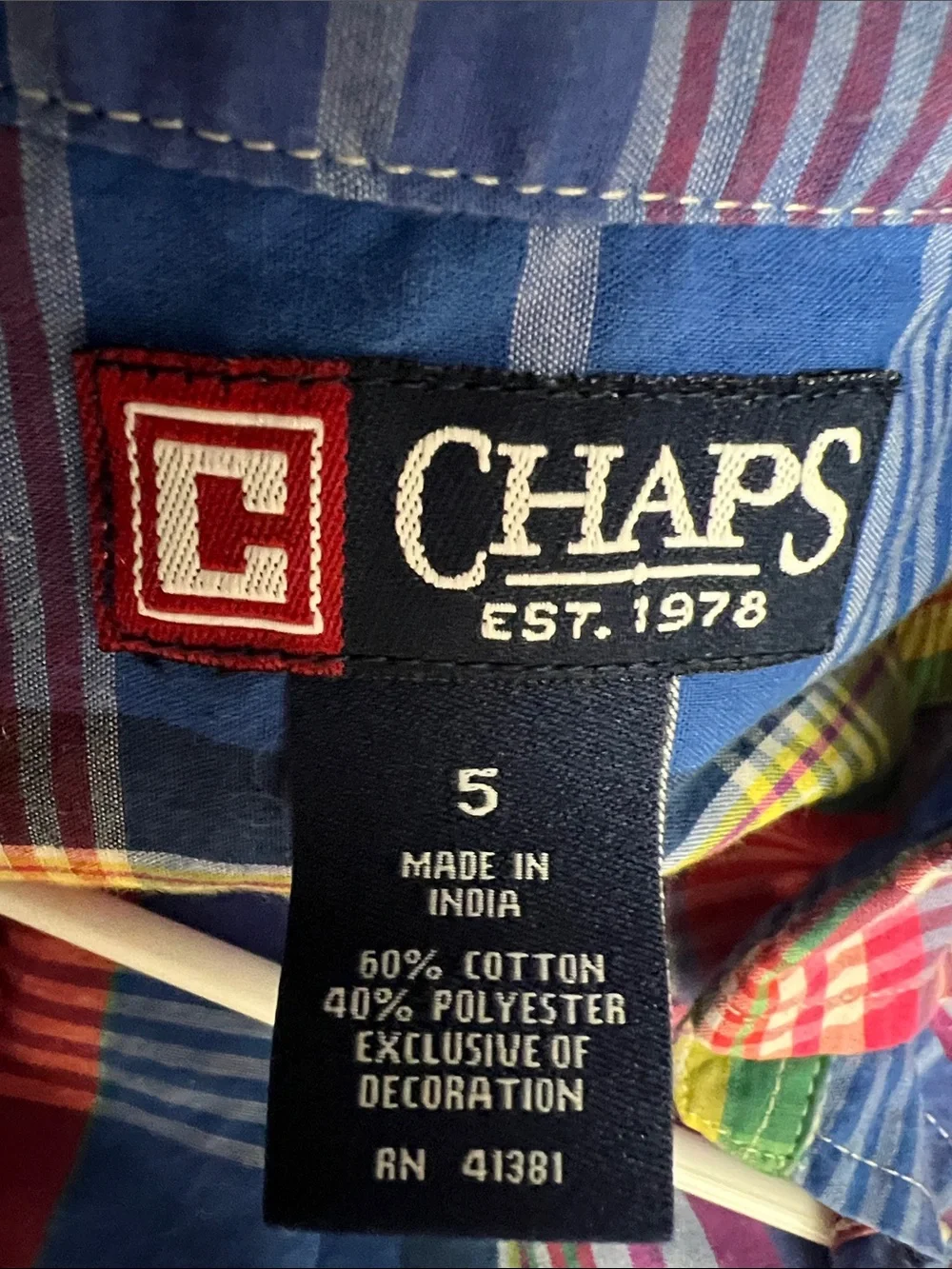 Chaps bright multicolor