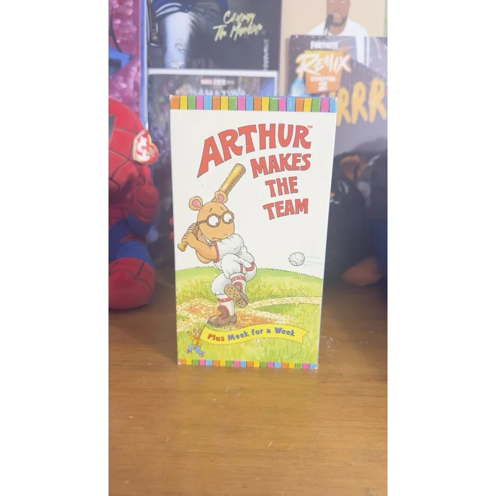 Arthur Makes The Team VHS Tape Plus Meek for a Week Vintage PBS Kids Show Rare