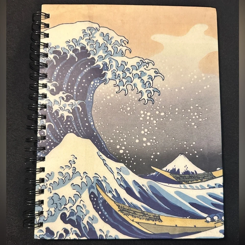 The Great Wave off Kanagawa,‎ Spiral Notebook by Katsushika Hokusai