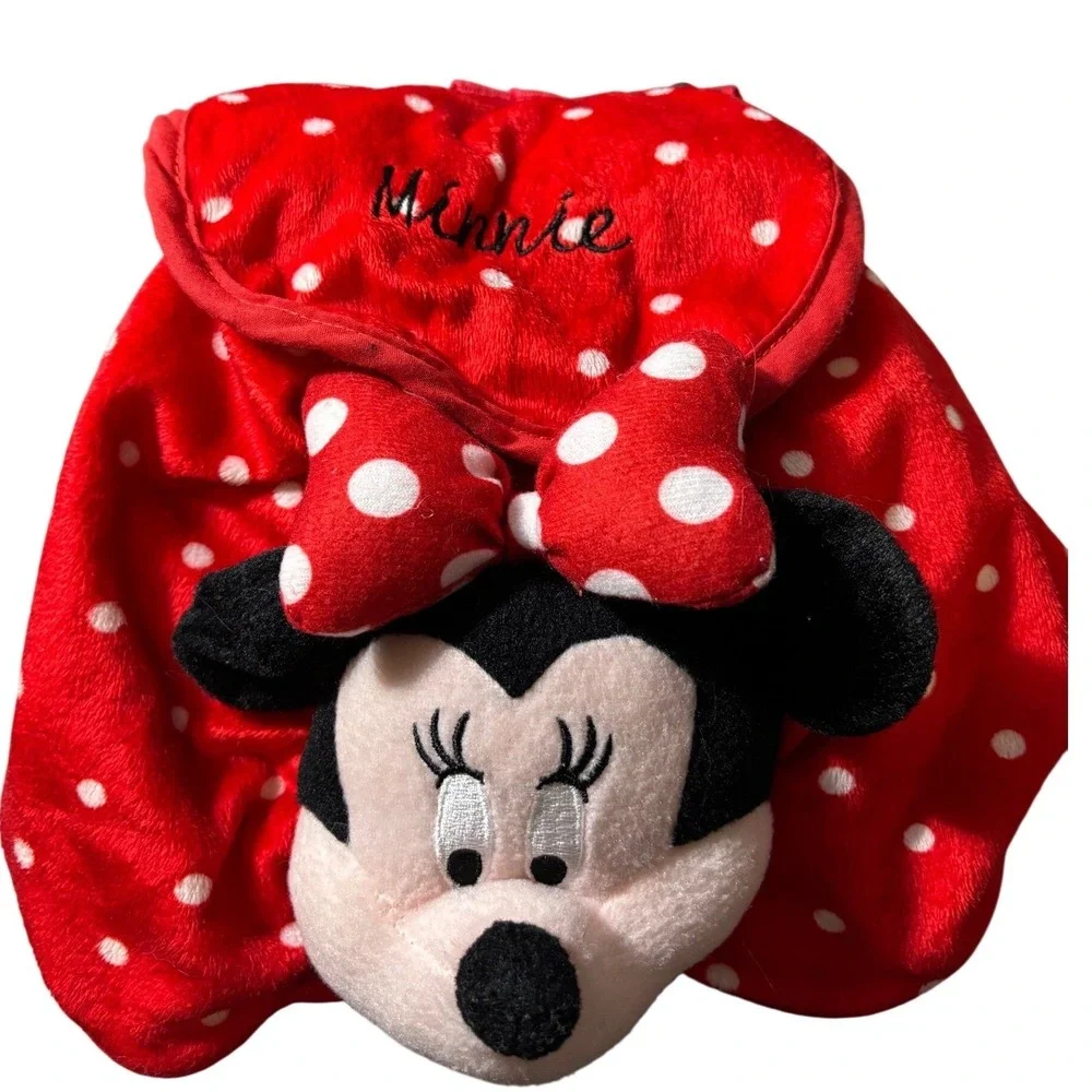Disney‎ Kids Minnie Mouse Plush Cloth Backpack