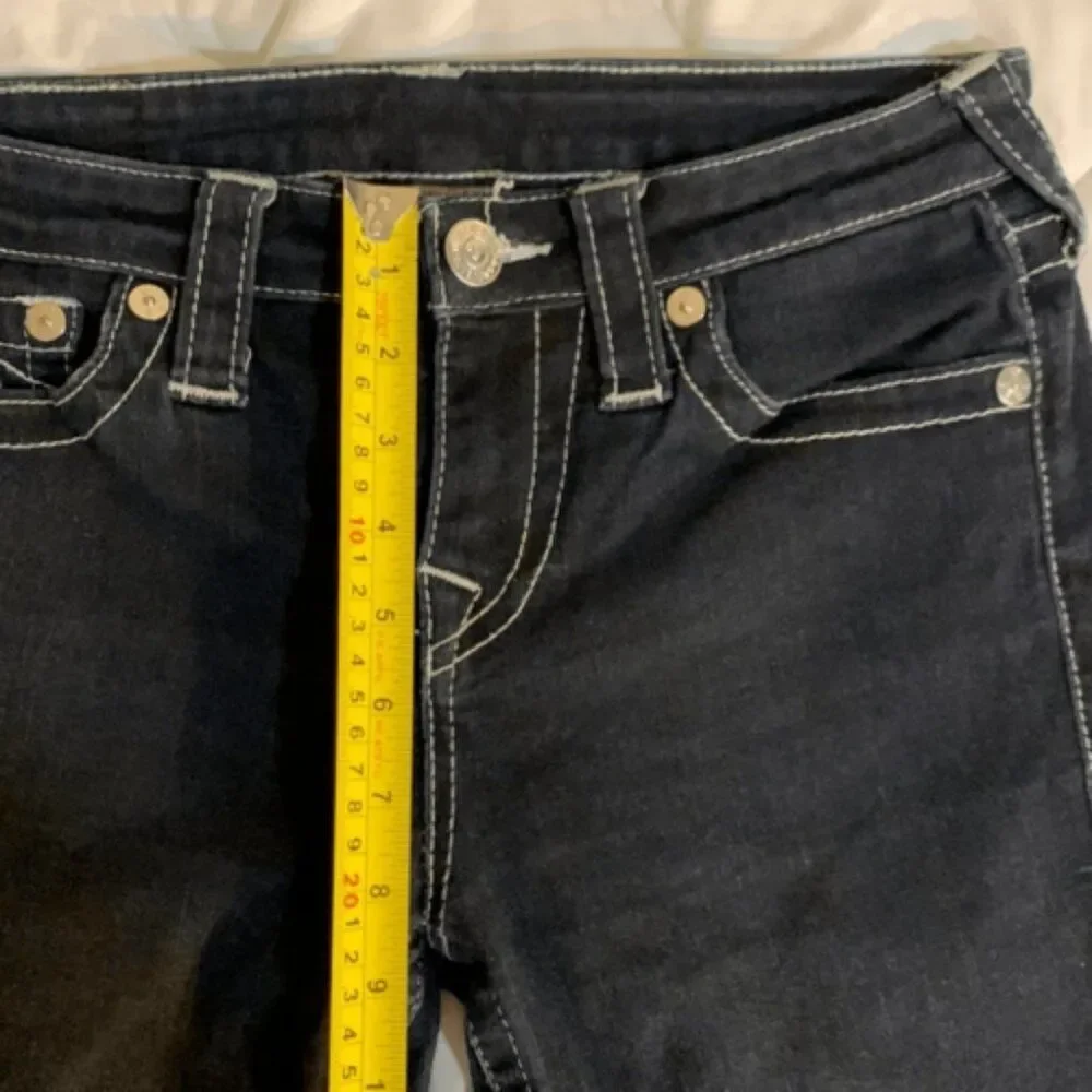 True Religion Super Skinny Size 27 Black Inseam 27 inches