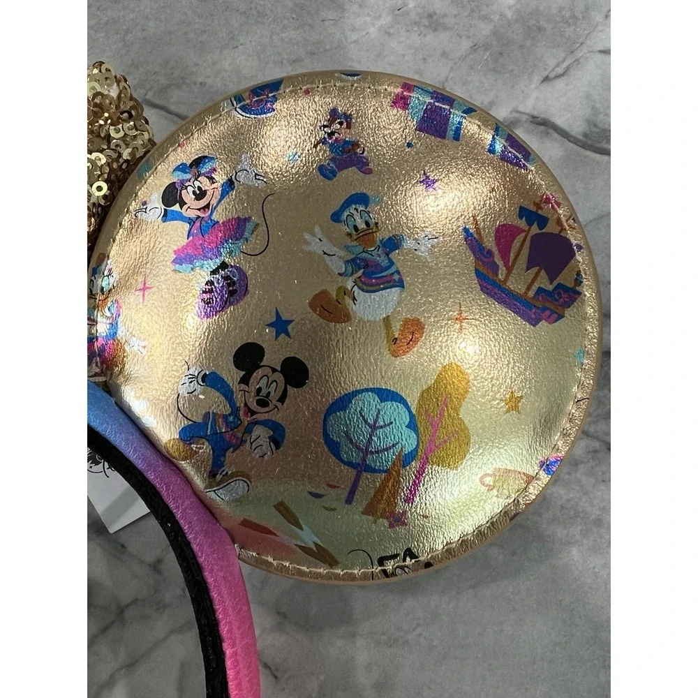Disneyland 70th Anniversary Mickey Headband Ears New‎ 2025