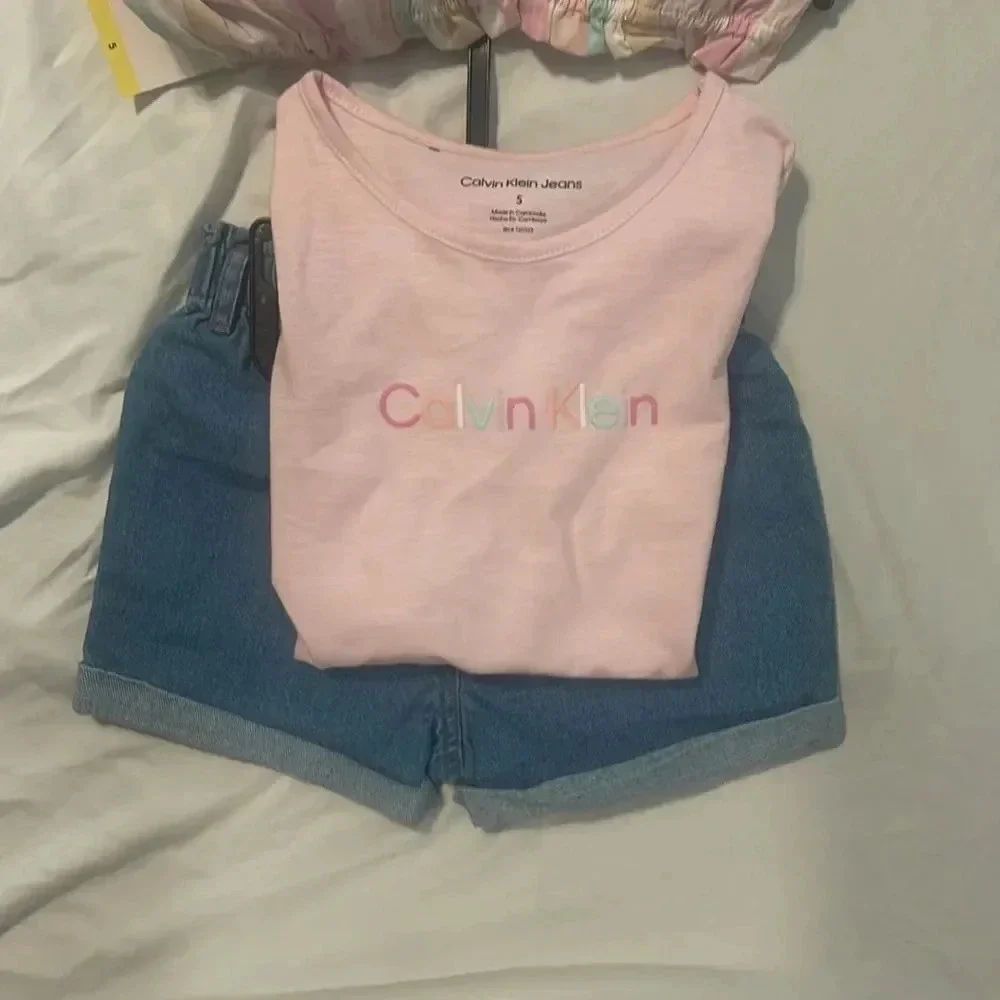 Calvin Klein pink shirt