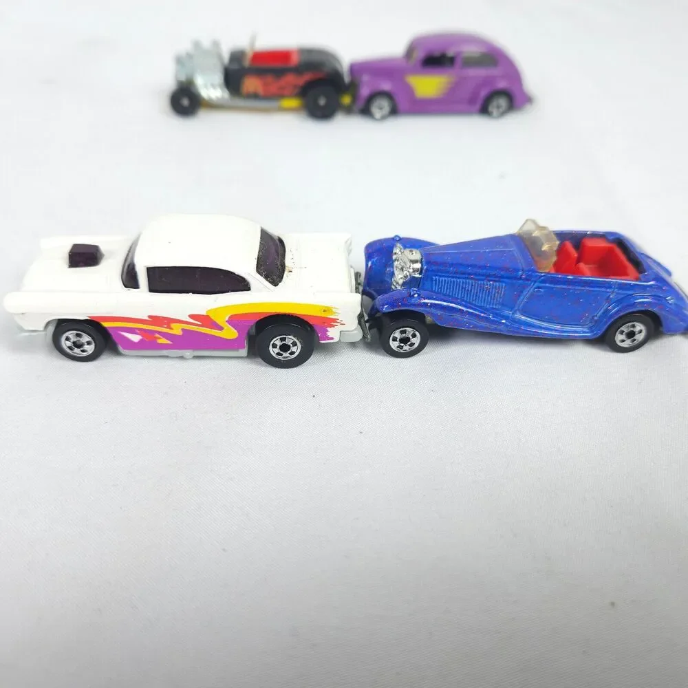Vintage Hot Wheels 70-90s - Chevy Bel Air - Duesenberg -‎ Ford Coupe & Roadster