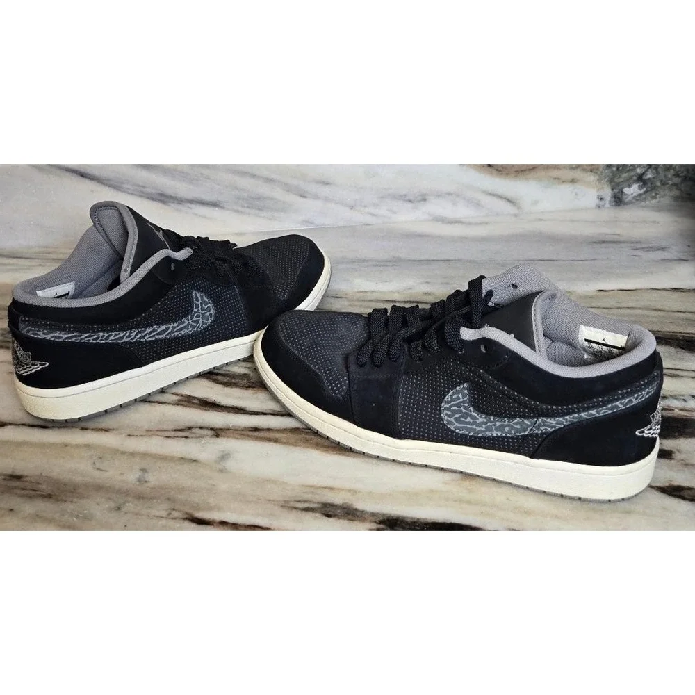 Size 12 - Air Jordan 1 Phat‎ Low Black Charcoal