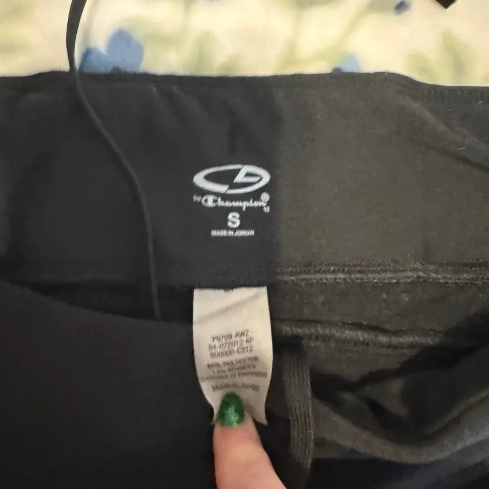 Champion black zippers