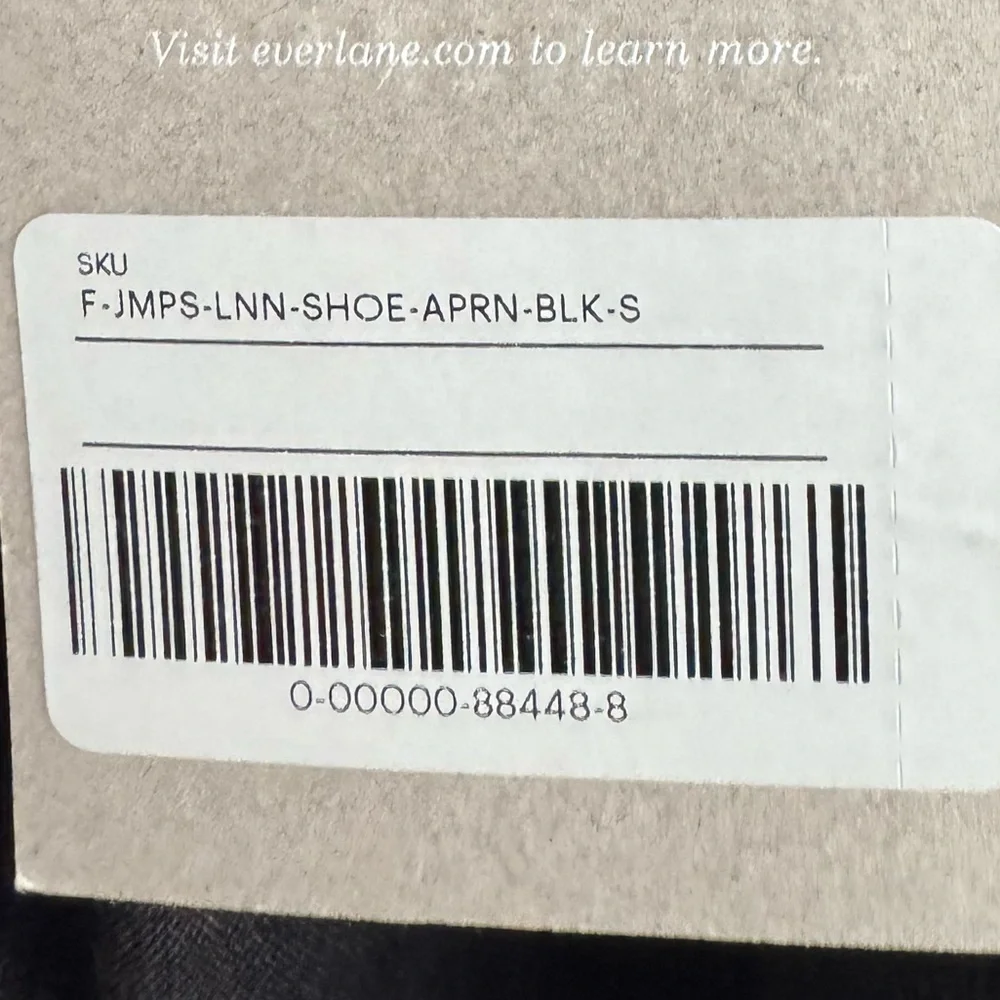 Everlane shoestring apron