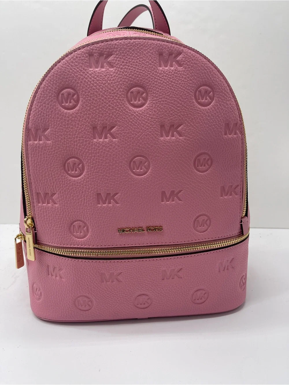 Michael Kors compact gold pink