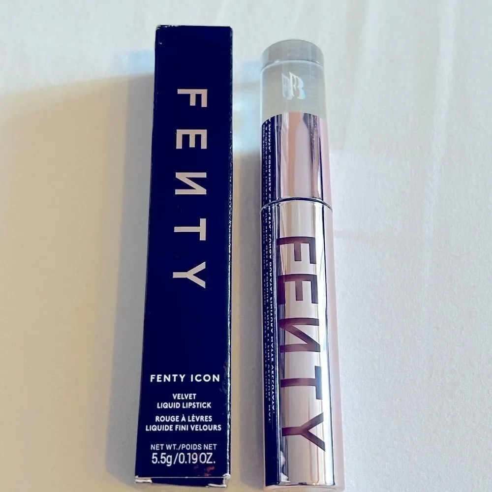 🌻 FENTY Icon Velvet Liquid Lipstick Truth Fairy - pink taupe nude New FullSz