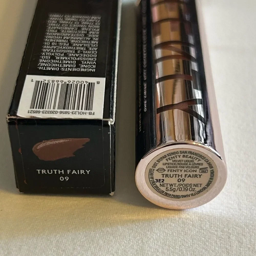 🌻 FENTY Icon Velvet Liquid Lipstick Truth Fairy - pink taupe nude New FullSz