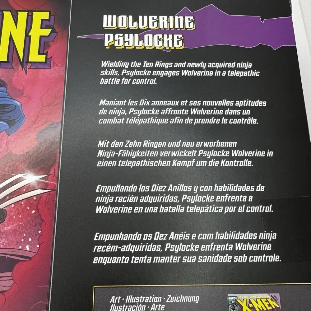 Hasbro wolverine psylocke