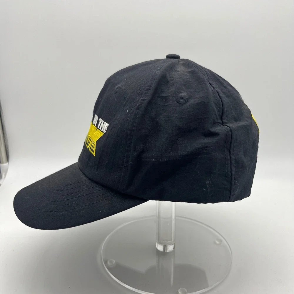 Vintage Myers's Original Dark Rum Black Baseball Cap Better in the Dark  Hat 90s
