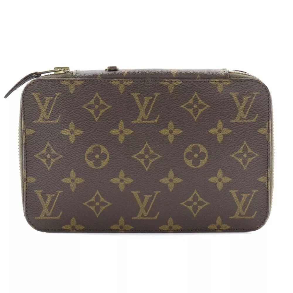 LOUIS VUITTON Posh Monte Carlo Pouch M47350 Jewelry case Monogram canvas u...