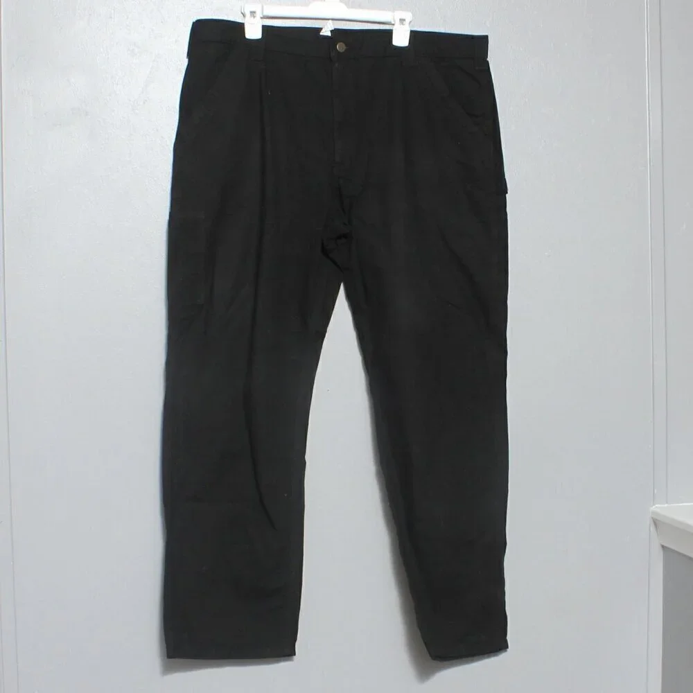 Carhartt soft black cotton carpenter pants