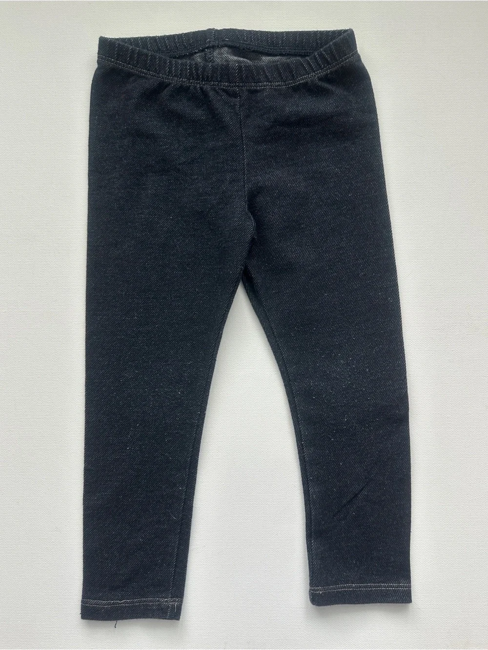 Simple Joys girl’s dress with Navy Bow Accent and Cat & Jack pants. Size 3T.
