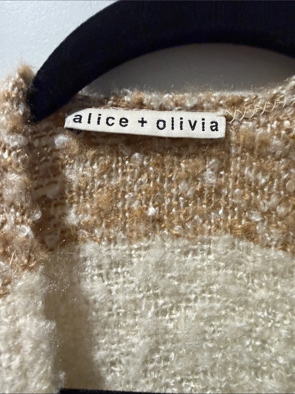Alice + Olivia textured bouclé