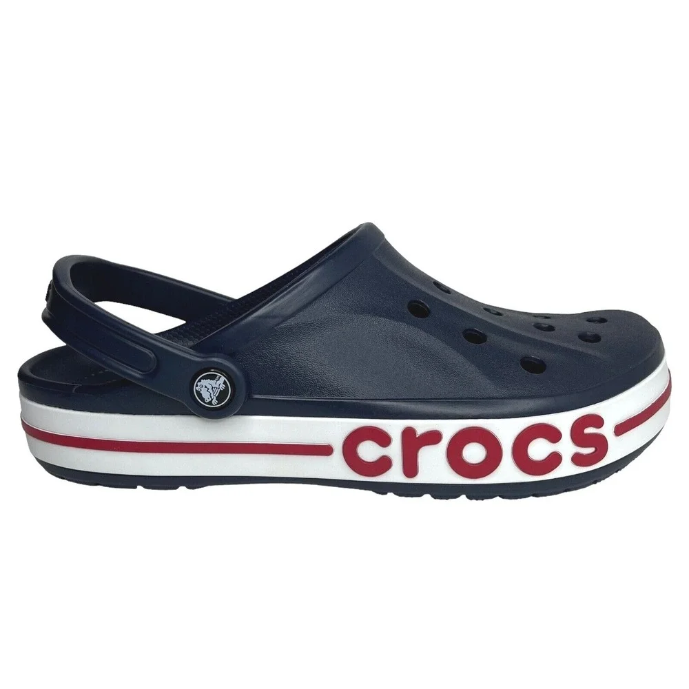 Crocs Bayaband Mens Slip-on Clog Size 12 Navy Blue Water Friendly Lightweight