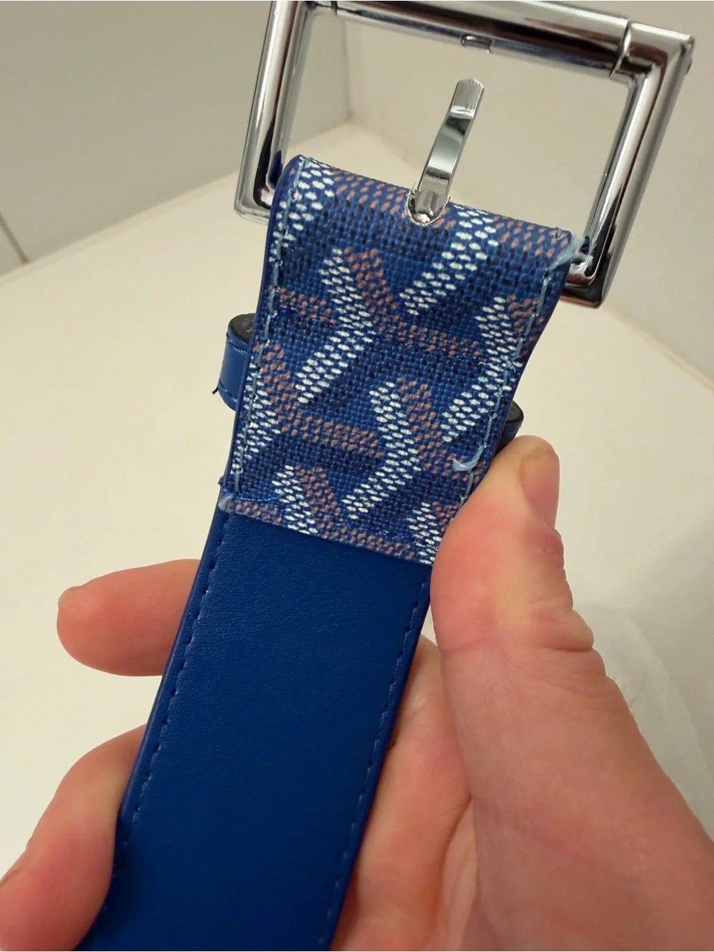 Goyard monogram belt