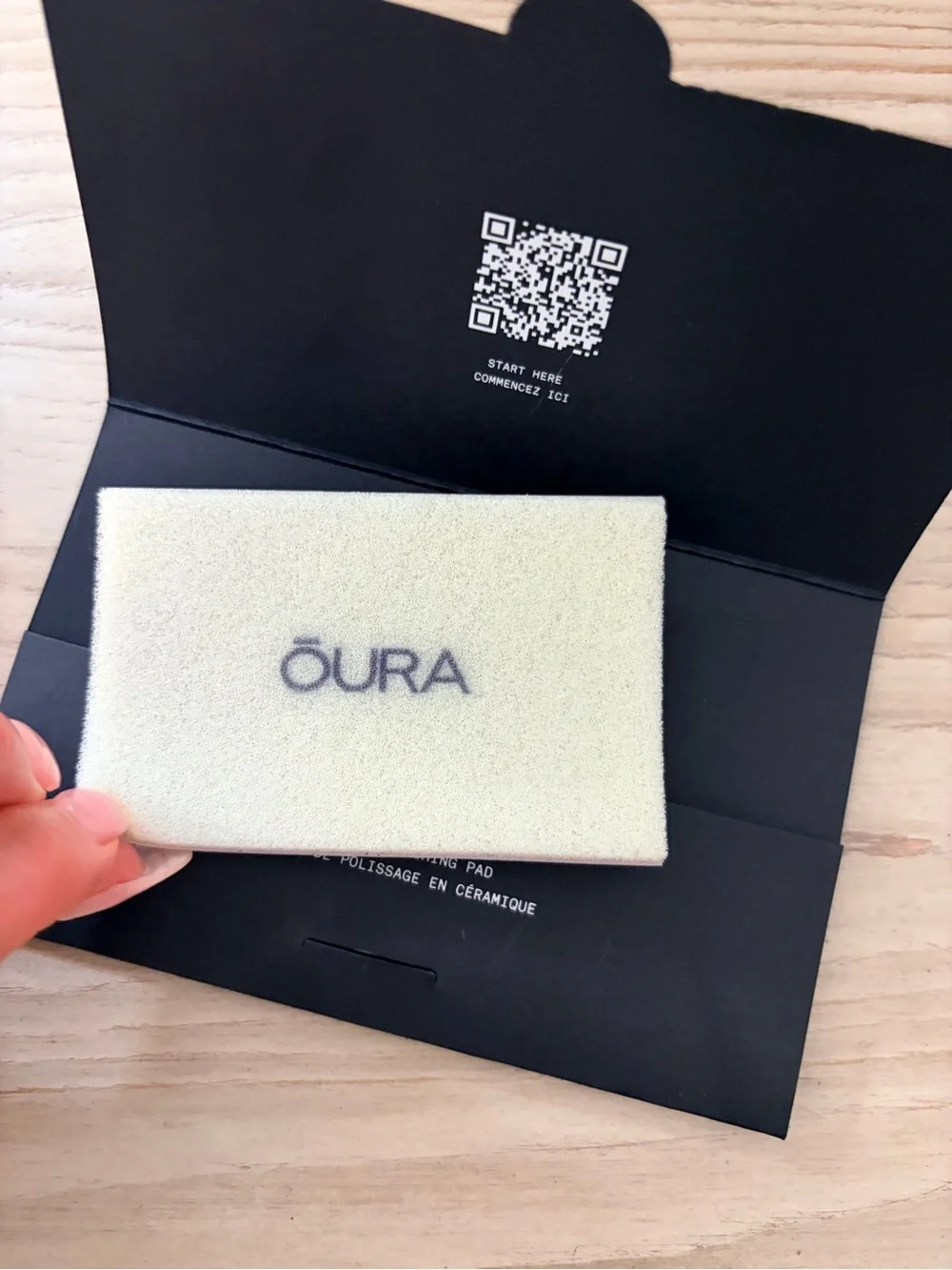 Oura branded packaging