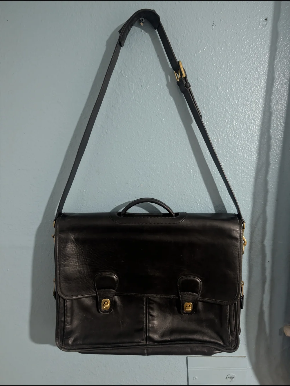 Coach sleek black