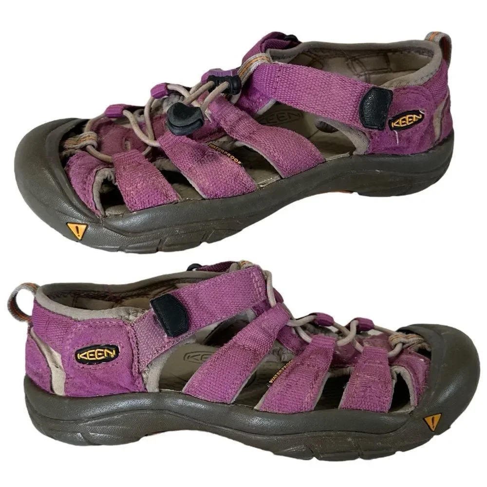 Keen Youth Size 5 Purple Newport H2 Trail Hiking Sandals Youth Water Shoes‎