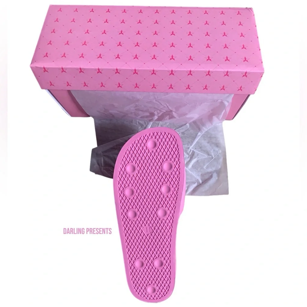 Jeffree Star Pool Slides Unisex Color Pink Men Size 12