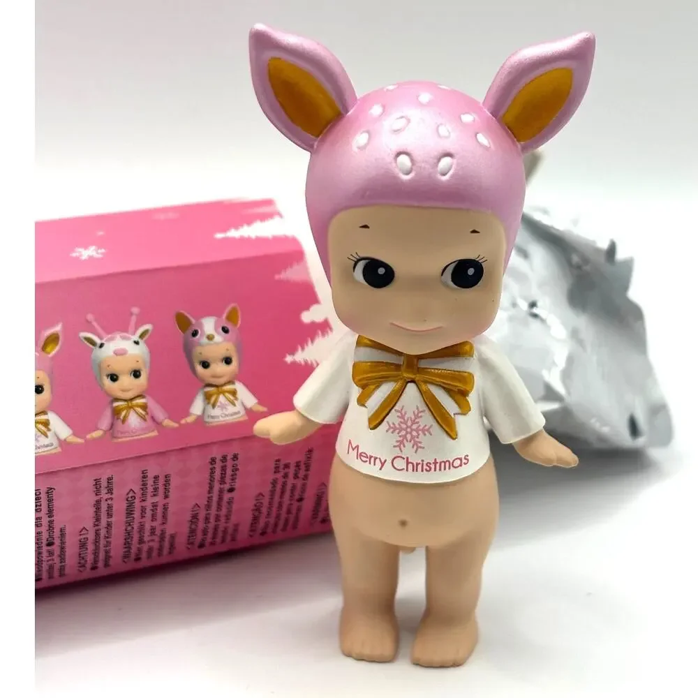Authentic Sonny Angel Christmas Fawn, MODI Collab Mini Figurine - NEW
