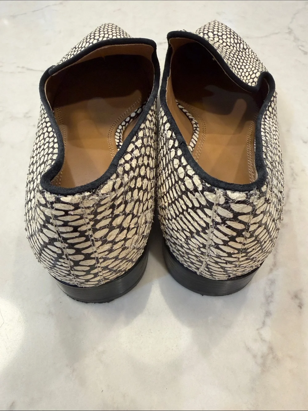 Tory Burch Pascal Pointy Toe Loafer in King Cobra Size 9