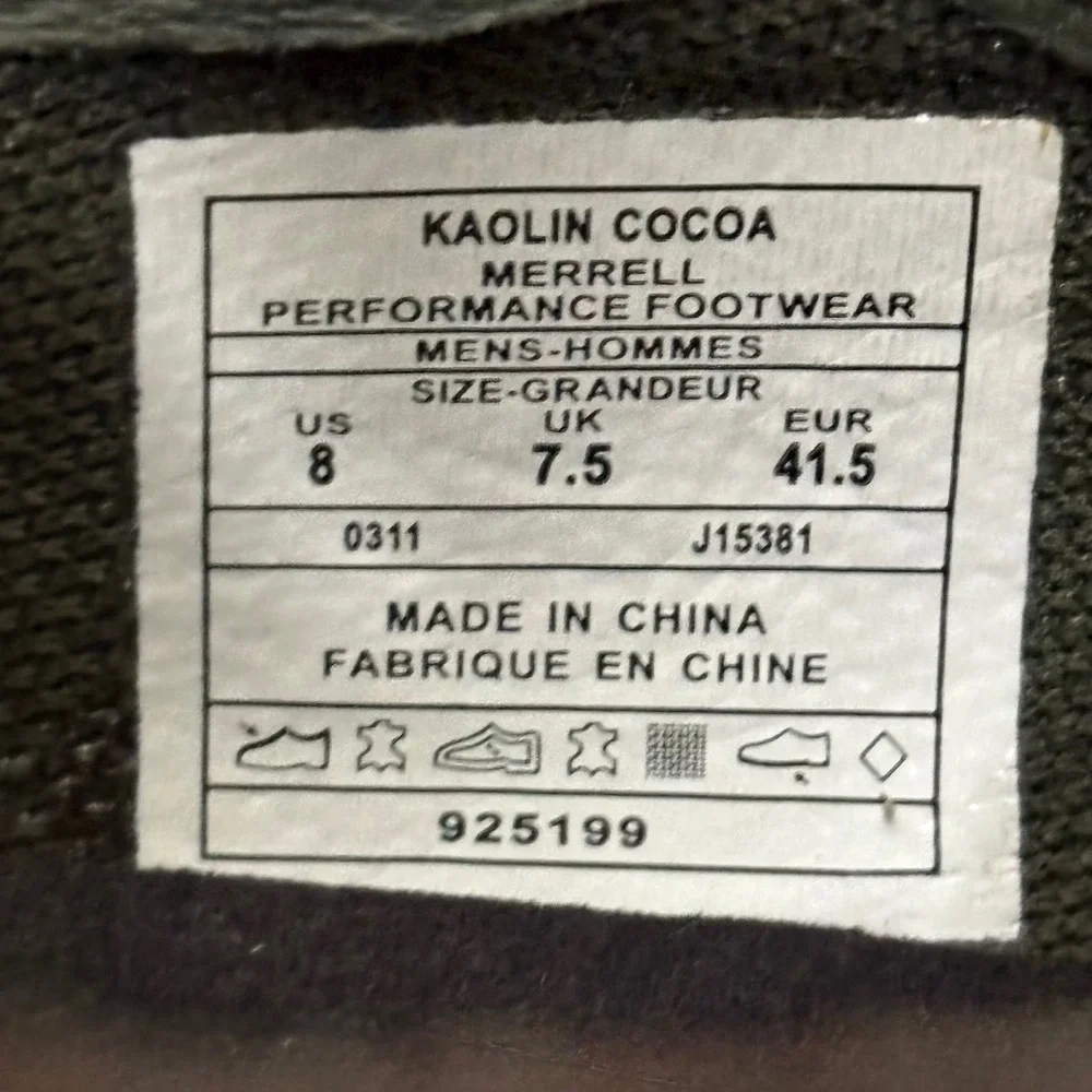 Merrell kaolin cocoa