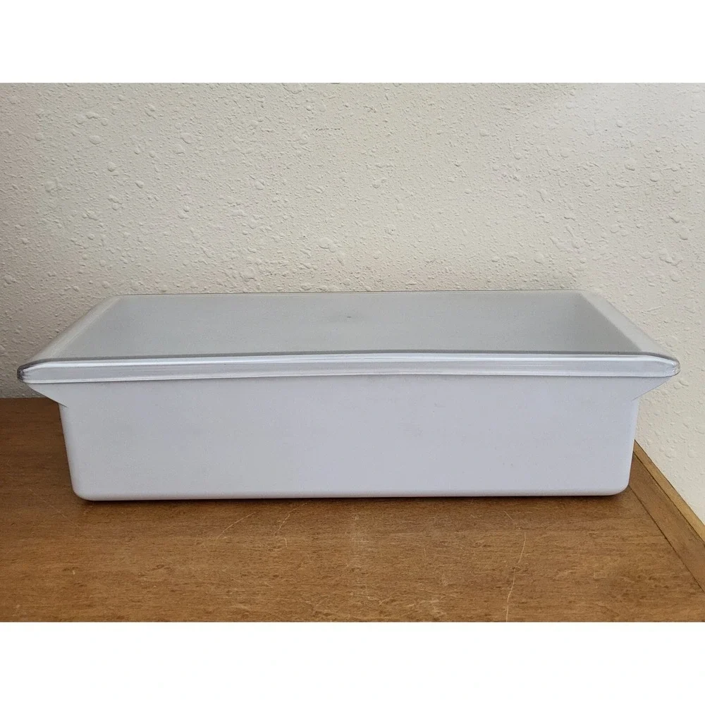 Refrigerator Dozen Egg Bin Storage Removable Tray Holder Container with Lid