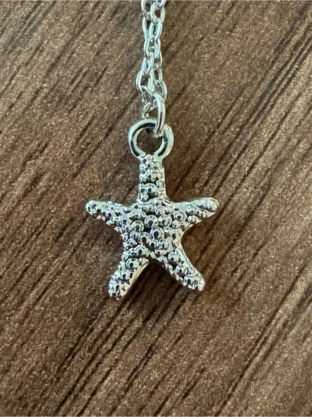 American Eagle Outfitters Silver Starfish Pendant Necklace