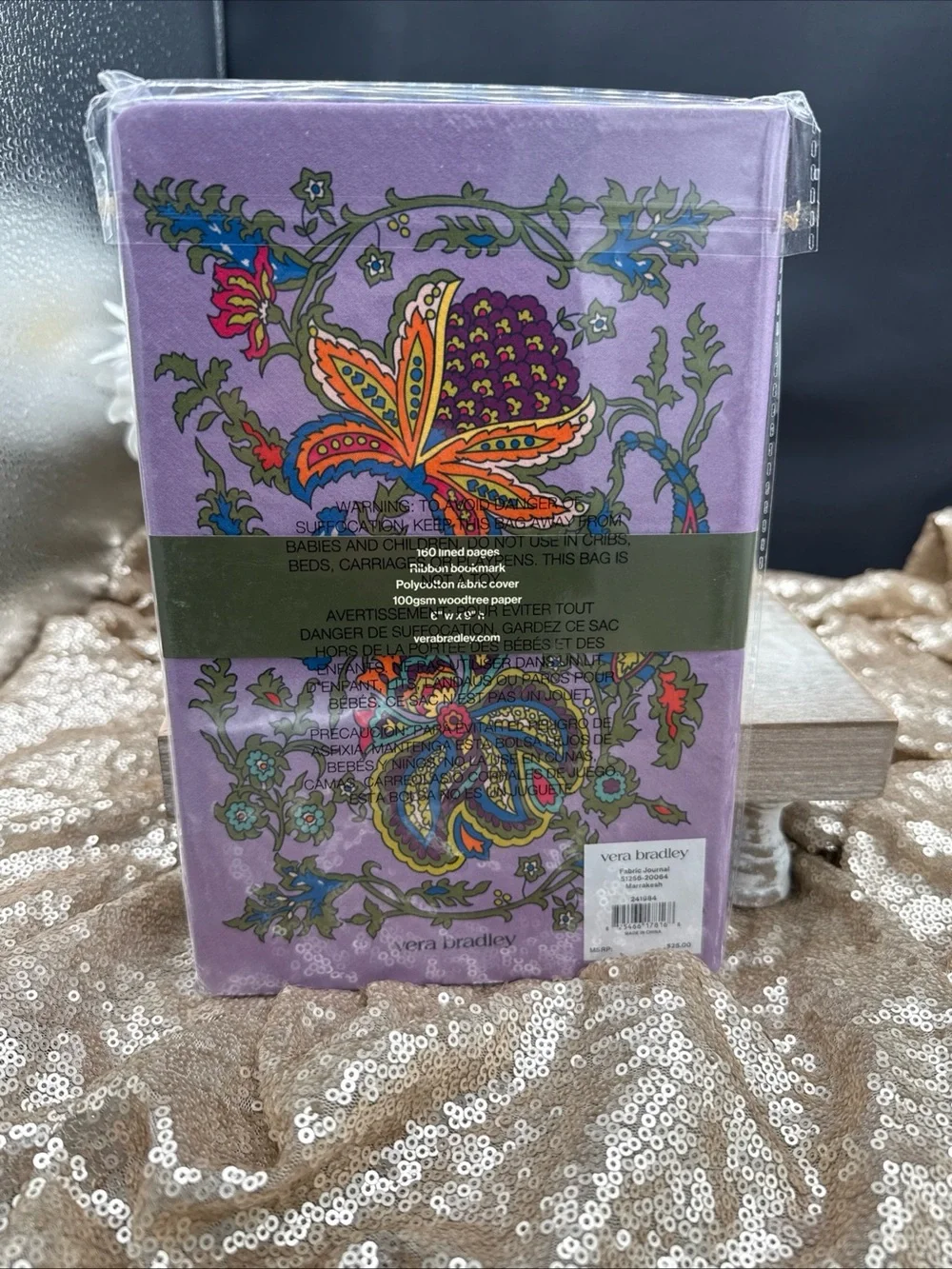 Vera Bradley hardcover notebook