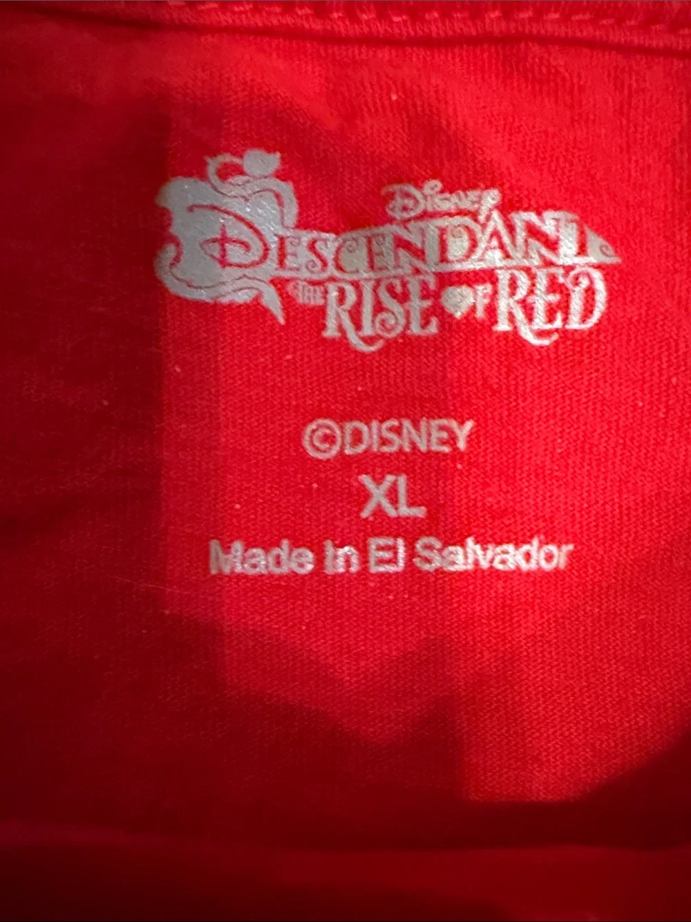 Disney bright red
