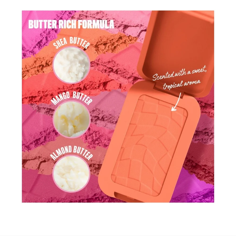 NYX Buttermelt Blush Shade: U Know Butta 🆕 coral with gold glow 🌟 shimmer