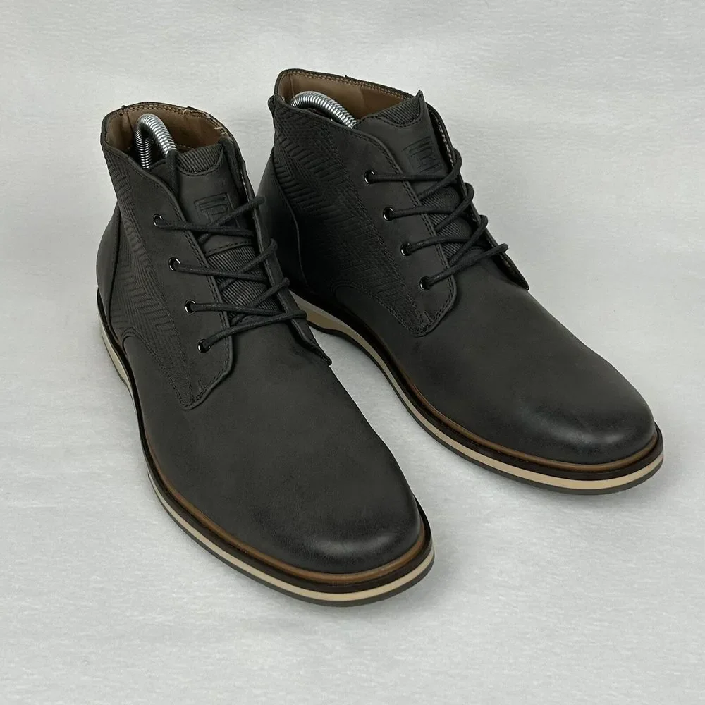 NEW‎ HAWKER RYE Men's Nevin Chukka Boot Shoes Gray Size 11.5