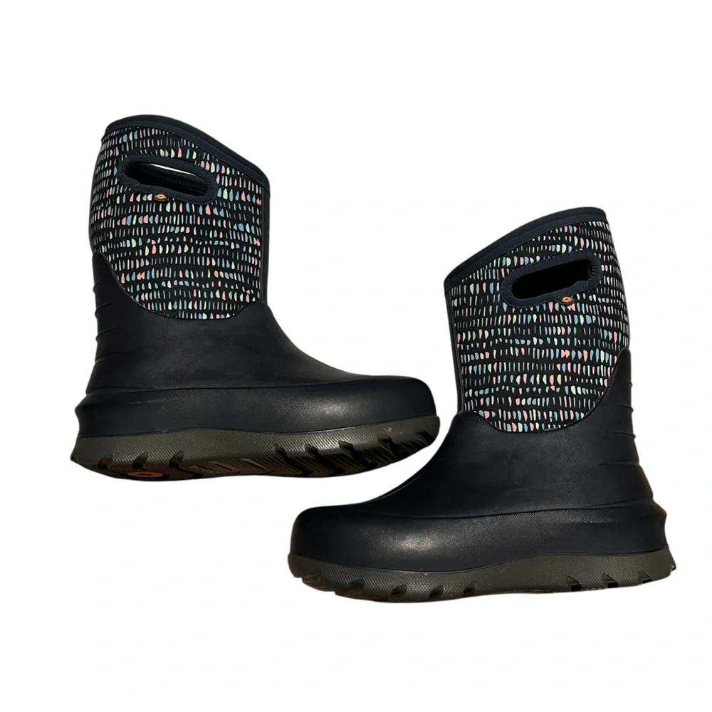 Bogs Neo-Classic Twinkle Multicolor Patterned‎ Winter Snow Boots size 5