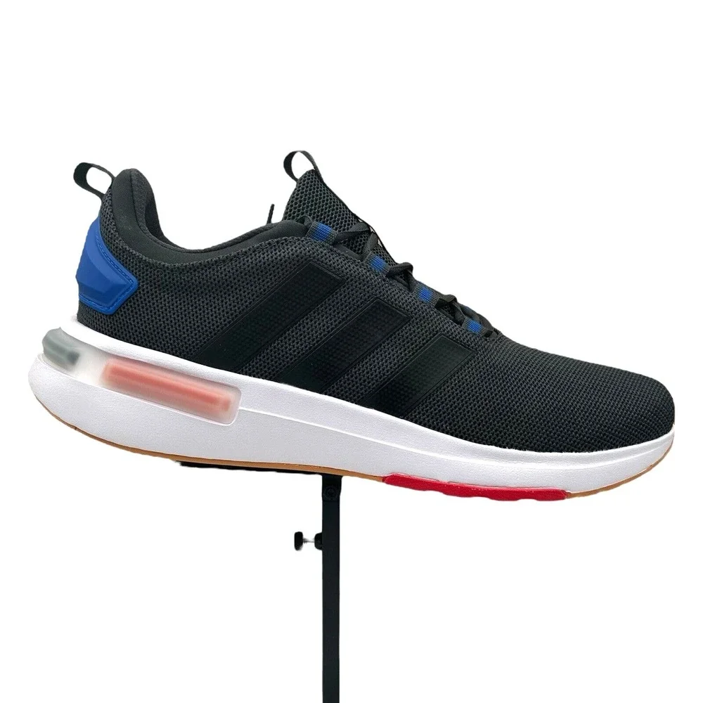 Adidas Racer TR23 Cloudform Mens Running Shoes‎ Size 9 Gray/Black Lace Up IG7328