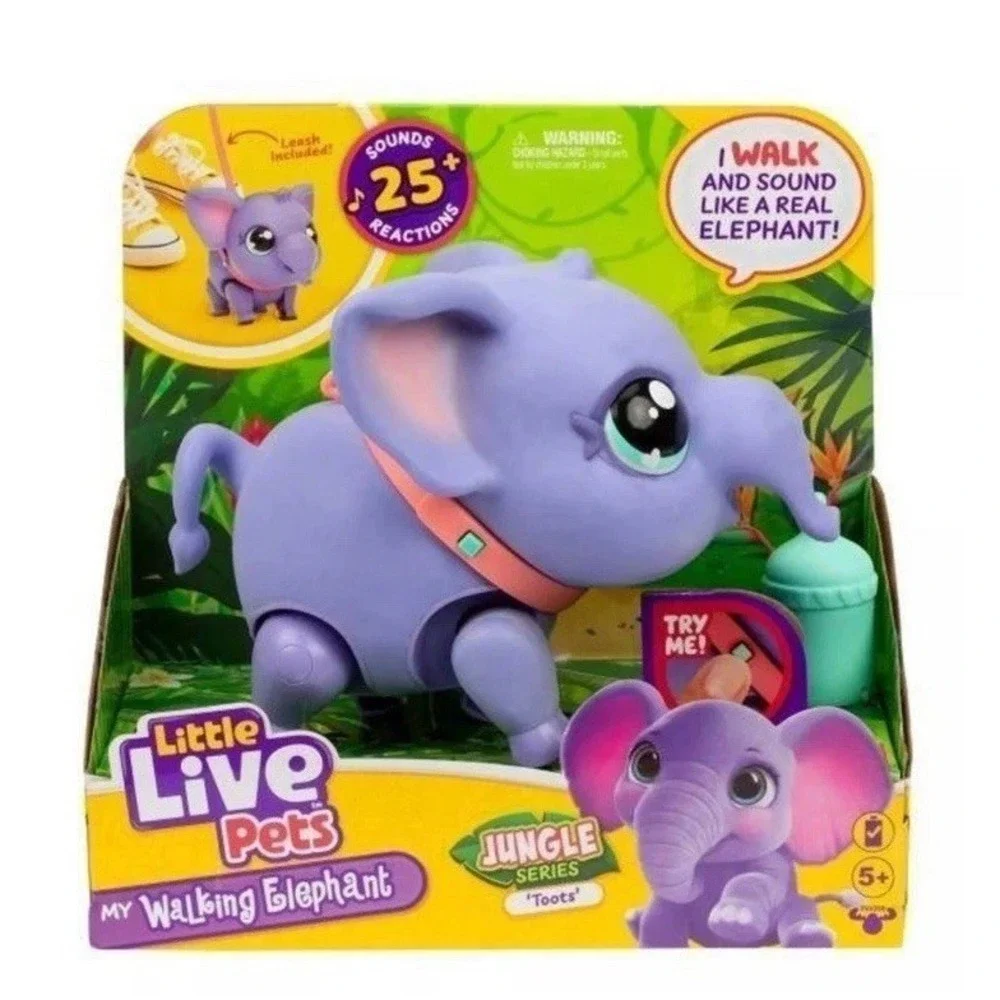 Little Live Pets‎ My Walking Elephant Toots Interactive Toy (Jungle Series) NEW