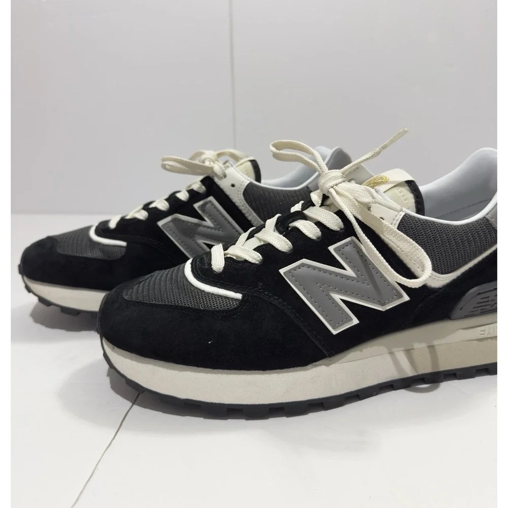 New Balance Men's 574 Legacy Black Marblehead Sneakers Shoes Size 9 Streetwear