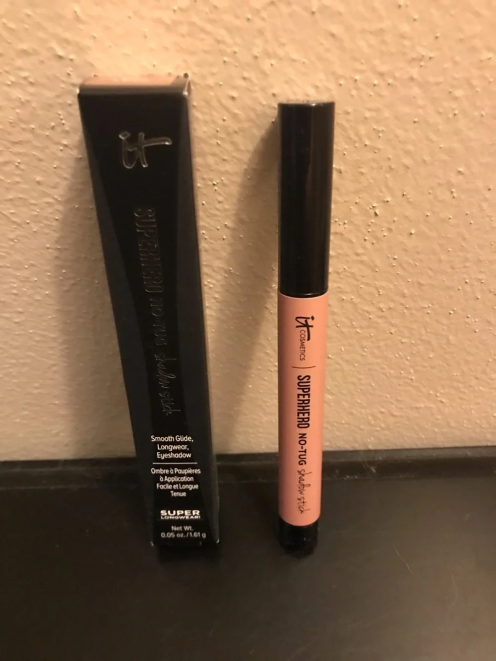 IT Cosmetics Superhero No-Tug Shadow Stick. Color is Bare & Brave