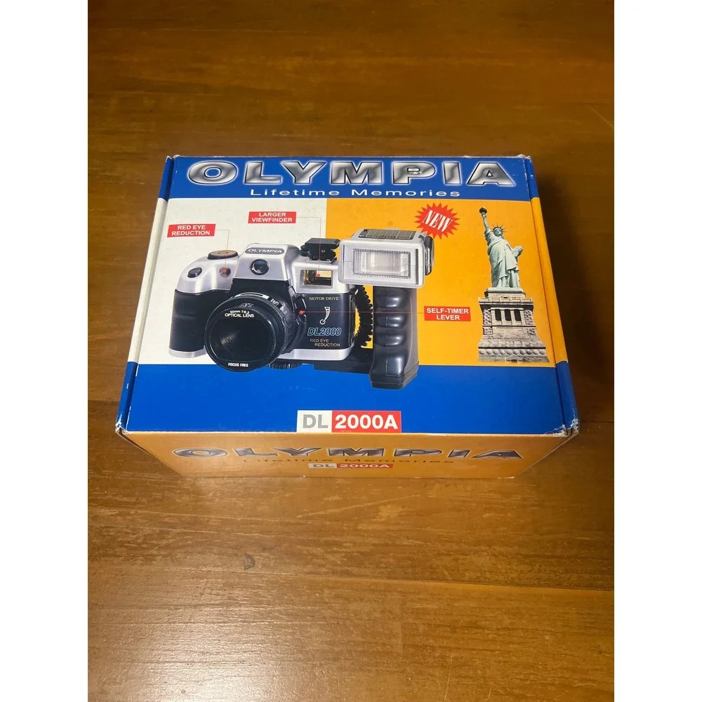 Olympia DL 2000A 35mm Film Camera Set with Flash Case and Manual Vintage Kit