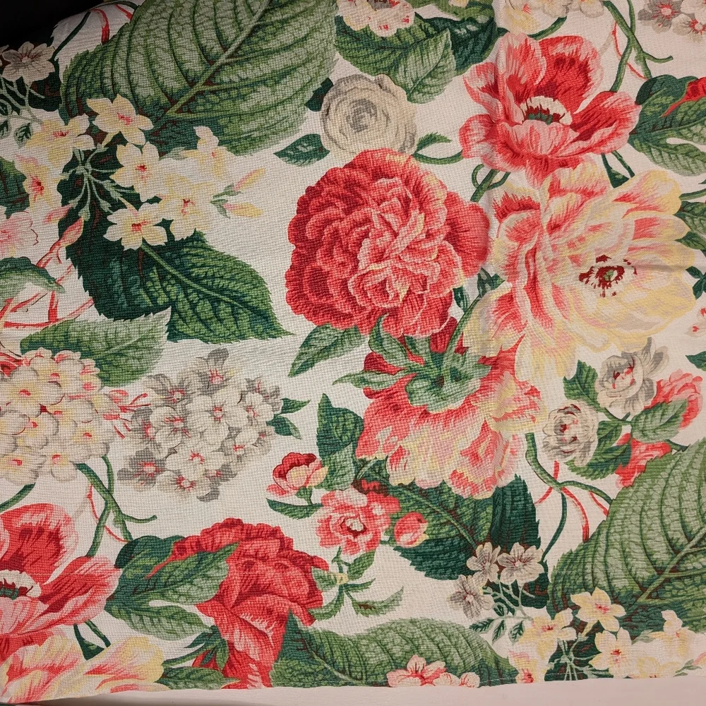 4 Valances, Waverly Spring Flourish Floral Curtains