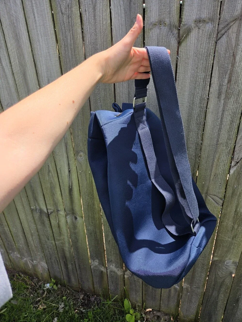 Prada closure navy drawstring