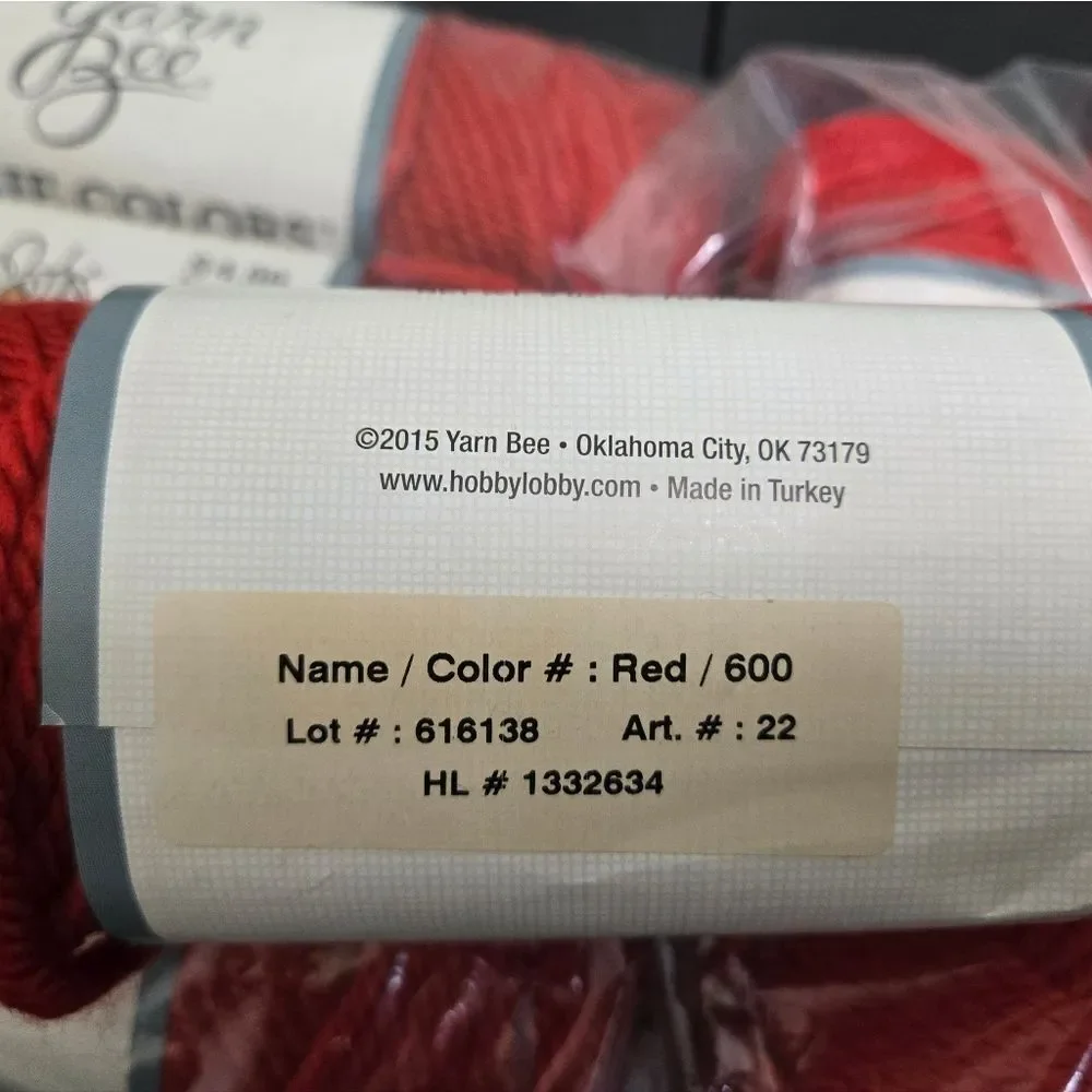 Hobby Lobby set yarn