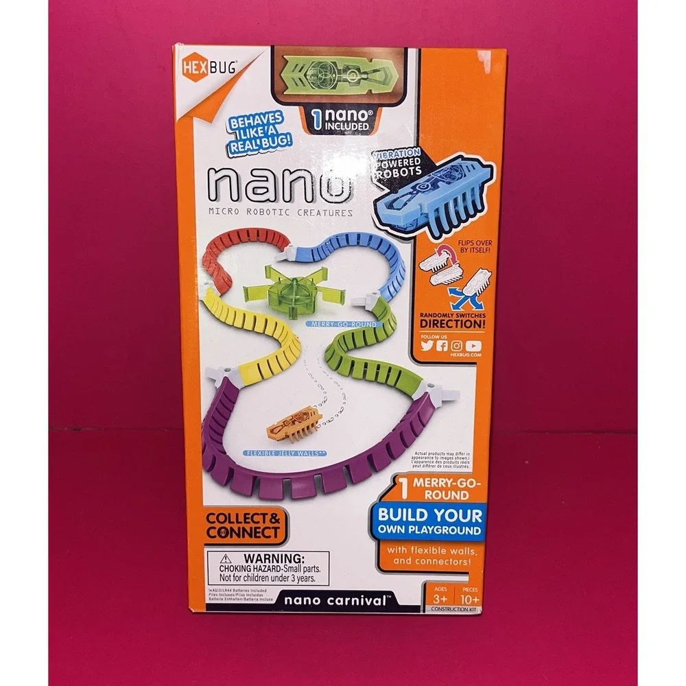 Hexbug Nano‎ Carnival Micro Robotic Creatures Construction Kit Includes 1 nano