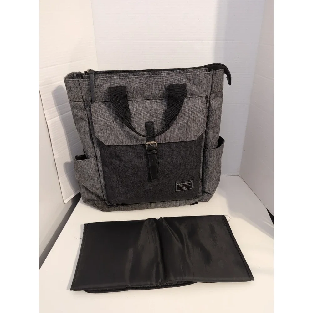 Eddie Bauer‎ First Adventure Backpack Diaper Bag Multipocket Adjustable Straps