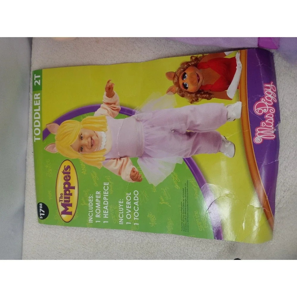 The‎ Muppets Miss Piggy Toddler Halloween Costume 2T New in Package