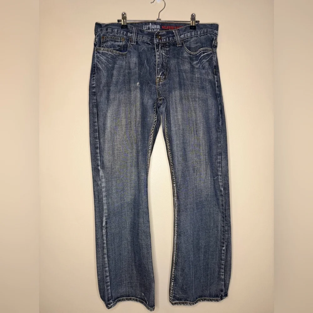 Urban Pipeline Blue Straight Jeans