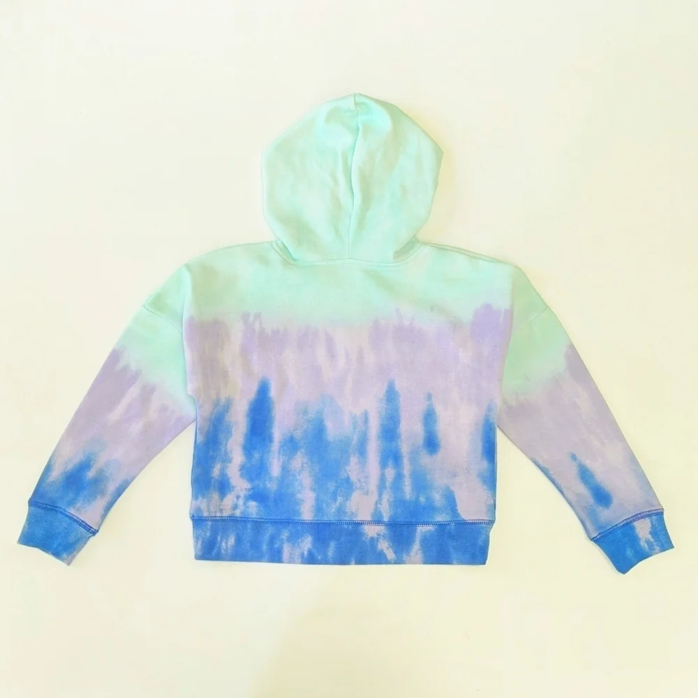 Justice Kids Tie-Dye Hoodie - Blue and Purple