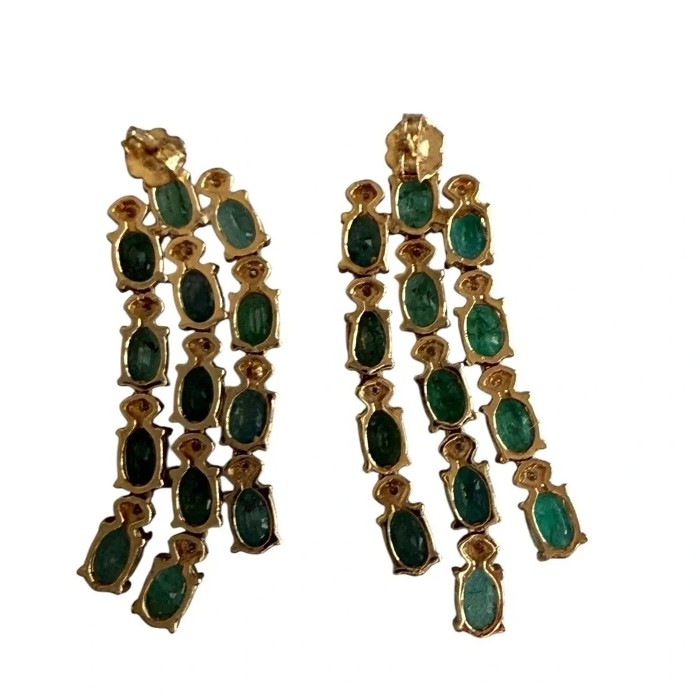 Vintage emerald diamond